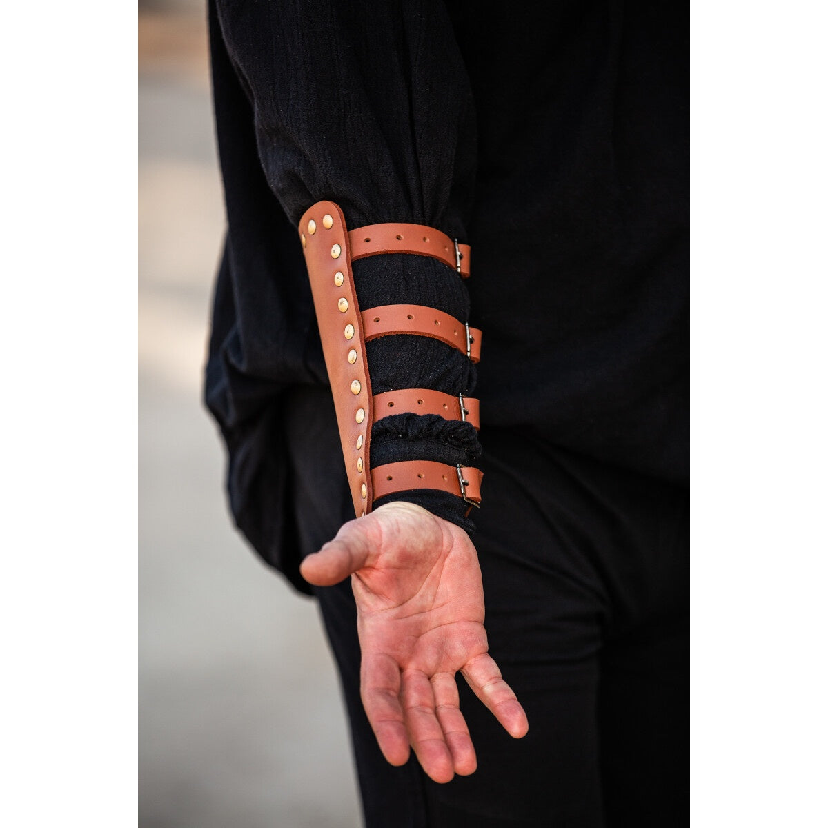 Product image Medieval Leather Bracer Mar brown