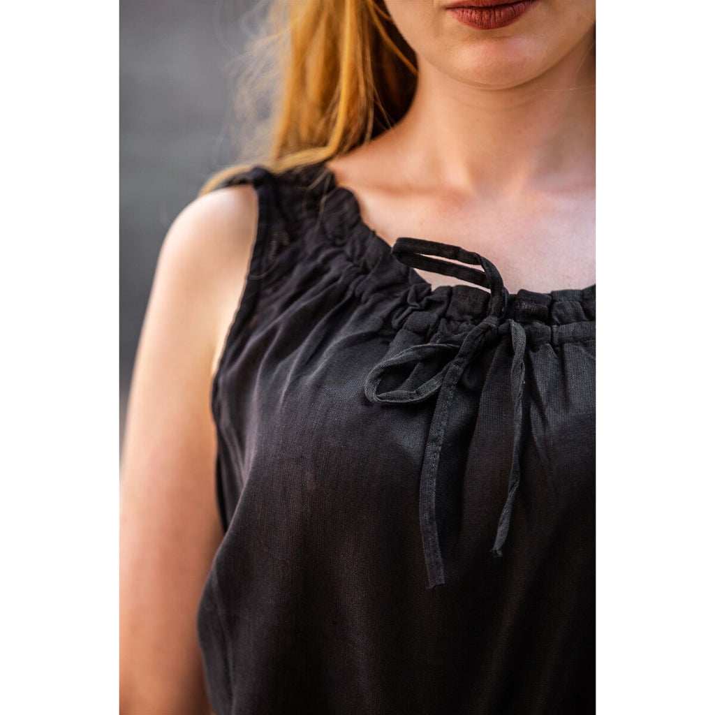 Product image Medieval Summer Blouse Adele sleeveless black