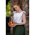 Product image Medieval Summer Blouse Lotte with Ruffles White