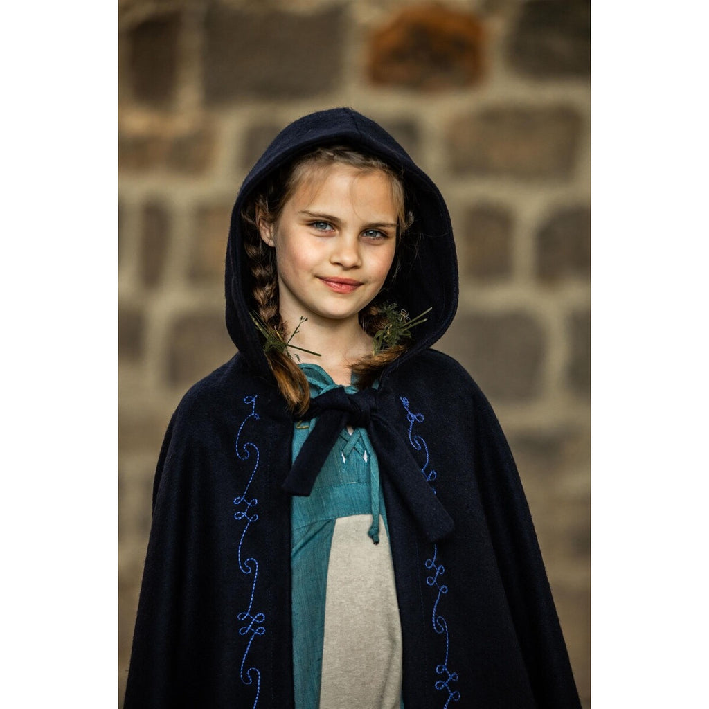 Product image Medieval wool cloak with embroidery for kids