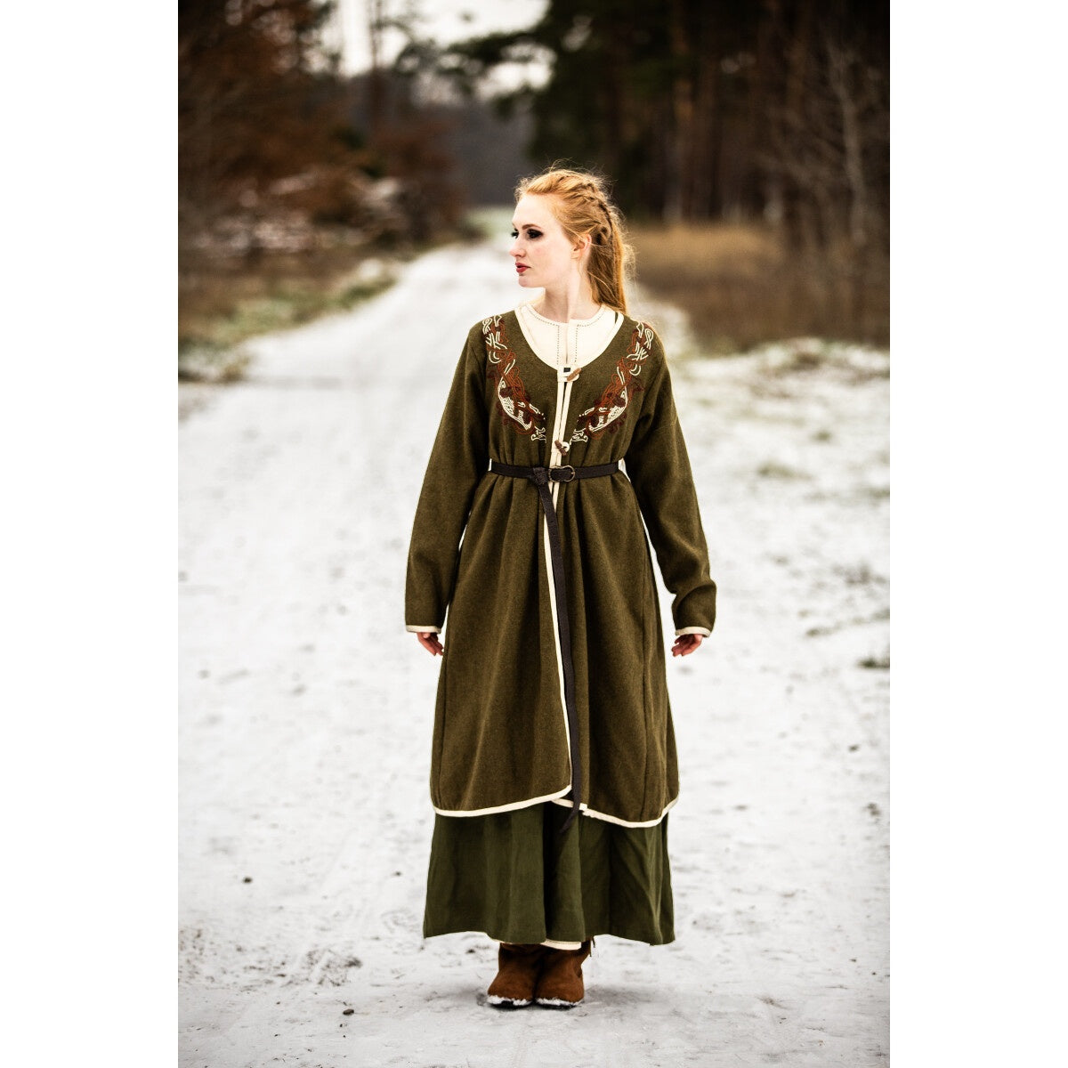 Product image Medieval Birka Cloak Skadi green