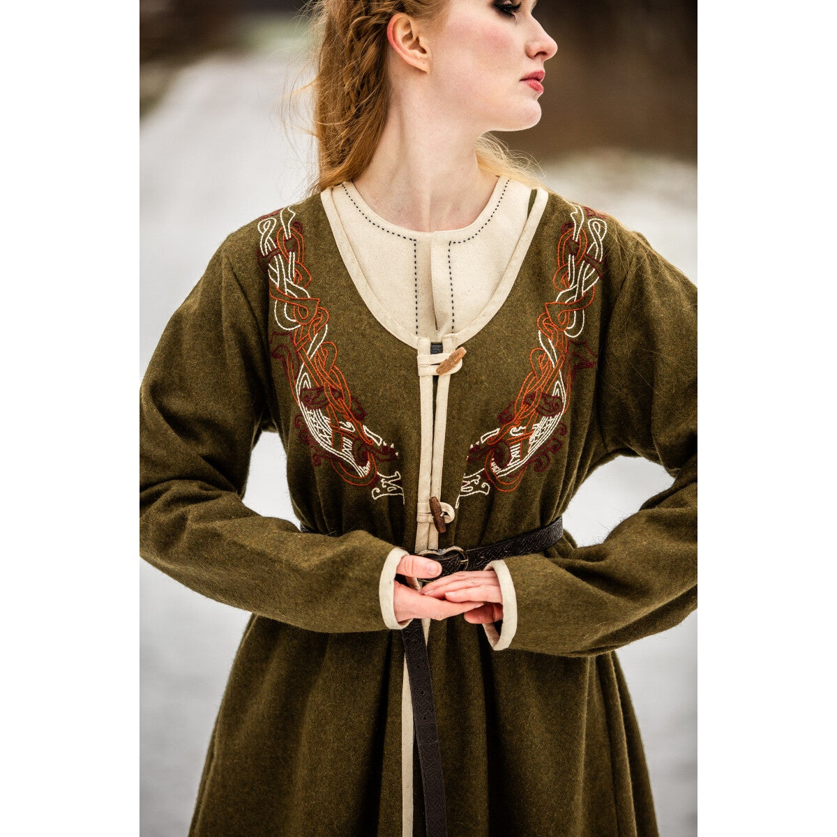 Product image Medieval Birka Cloak Skadi green