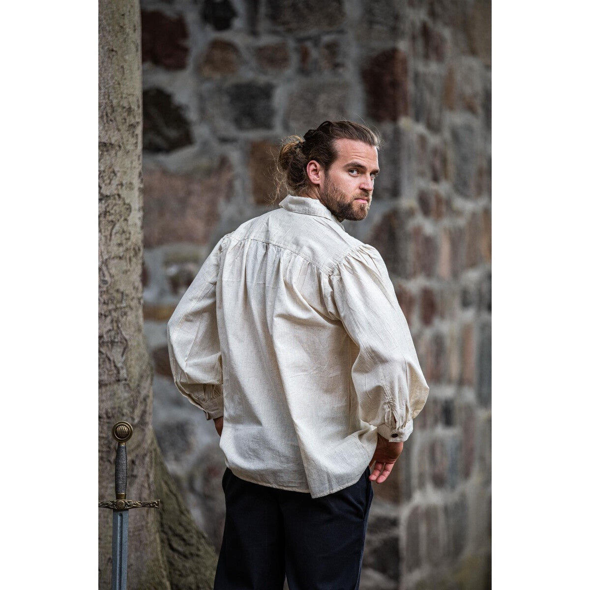 Product image Medieval Lace-Up Shirt Arthur beige