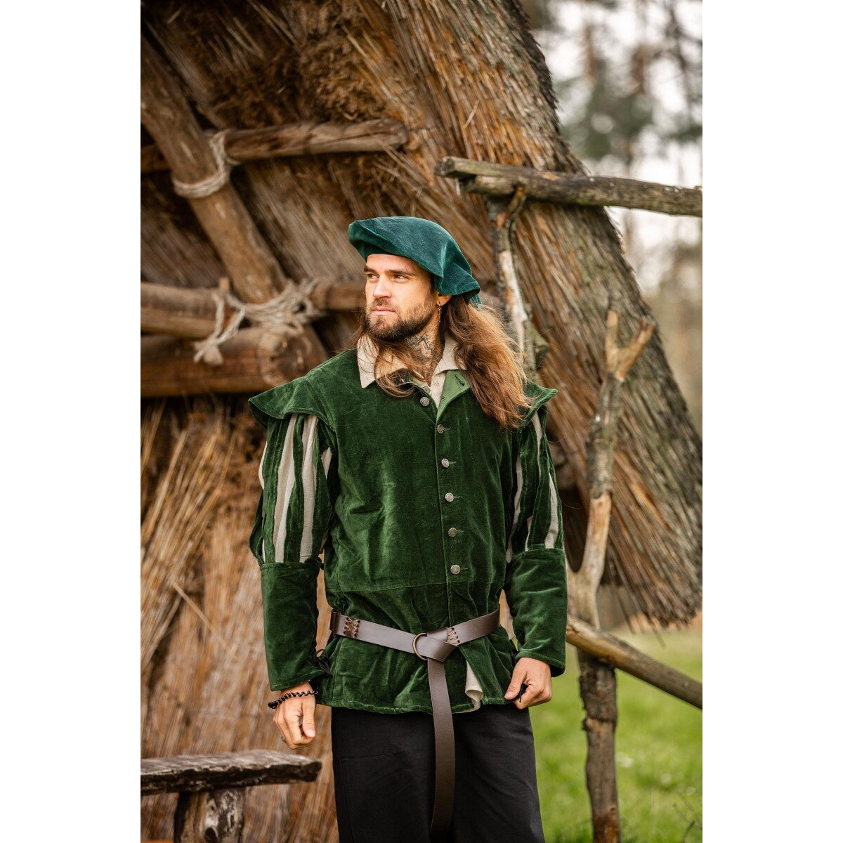 Product image Medieval Landsknecht Jacket Brandolf with Slashed Sleeves