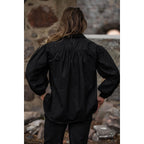 Product image Medieval Stand-Up Collar Lace-Up Shirt Georg mottled black
