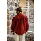 Product image Medieval Lace-Up Shirt with Eyelets Adrian red