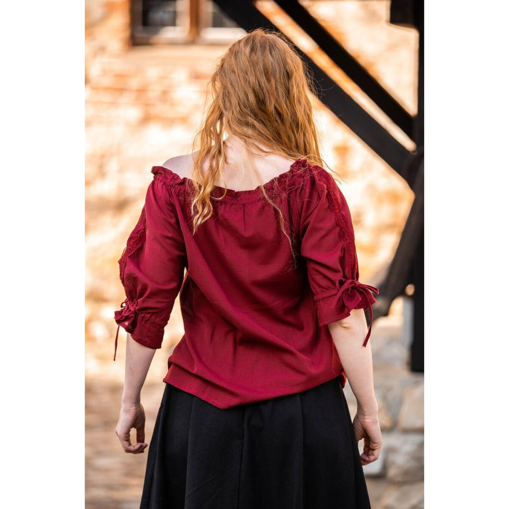 Product image Medieval Short-Sleeve Blouse Sandra red