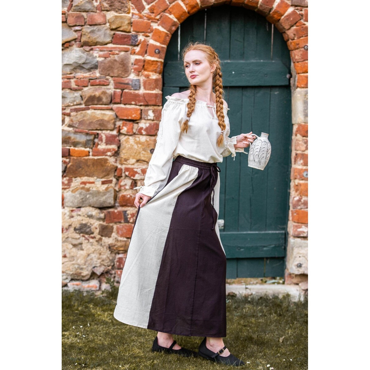 Product image Medieval Blouse with Lace Bettina beige