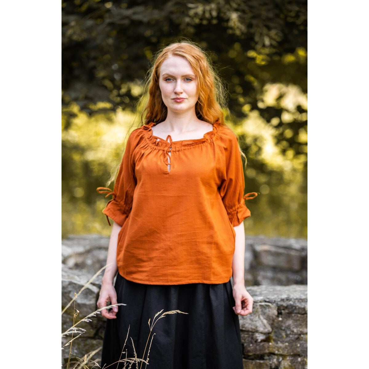 Product image Medieval Blouse Short Sleeve Vera brown