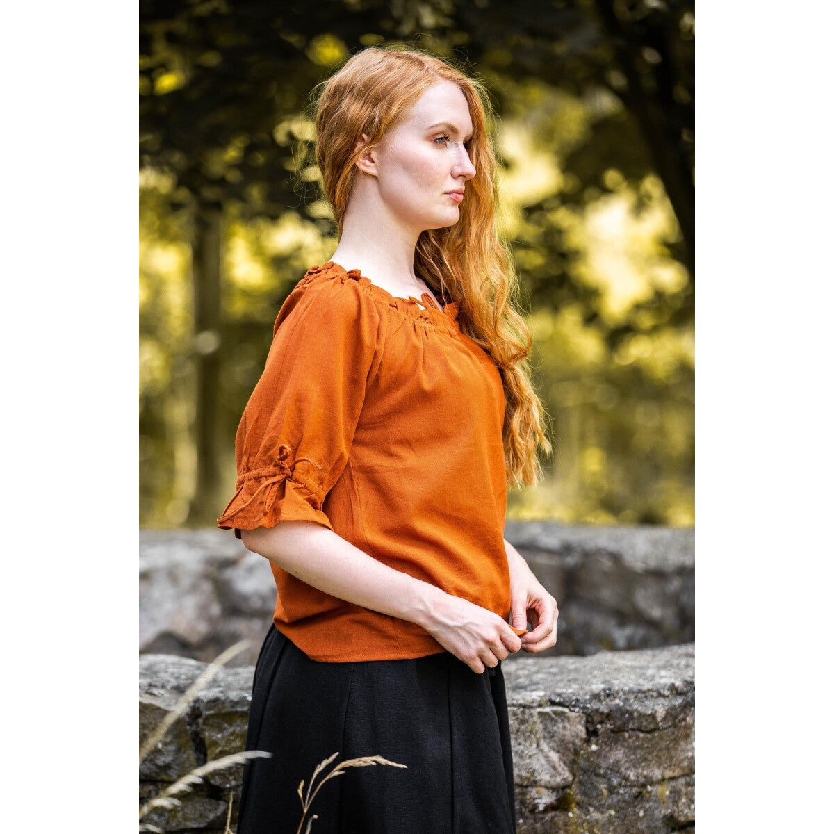 Product image Medieval Blouse Short Sleeve Vera brown