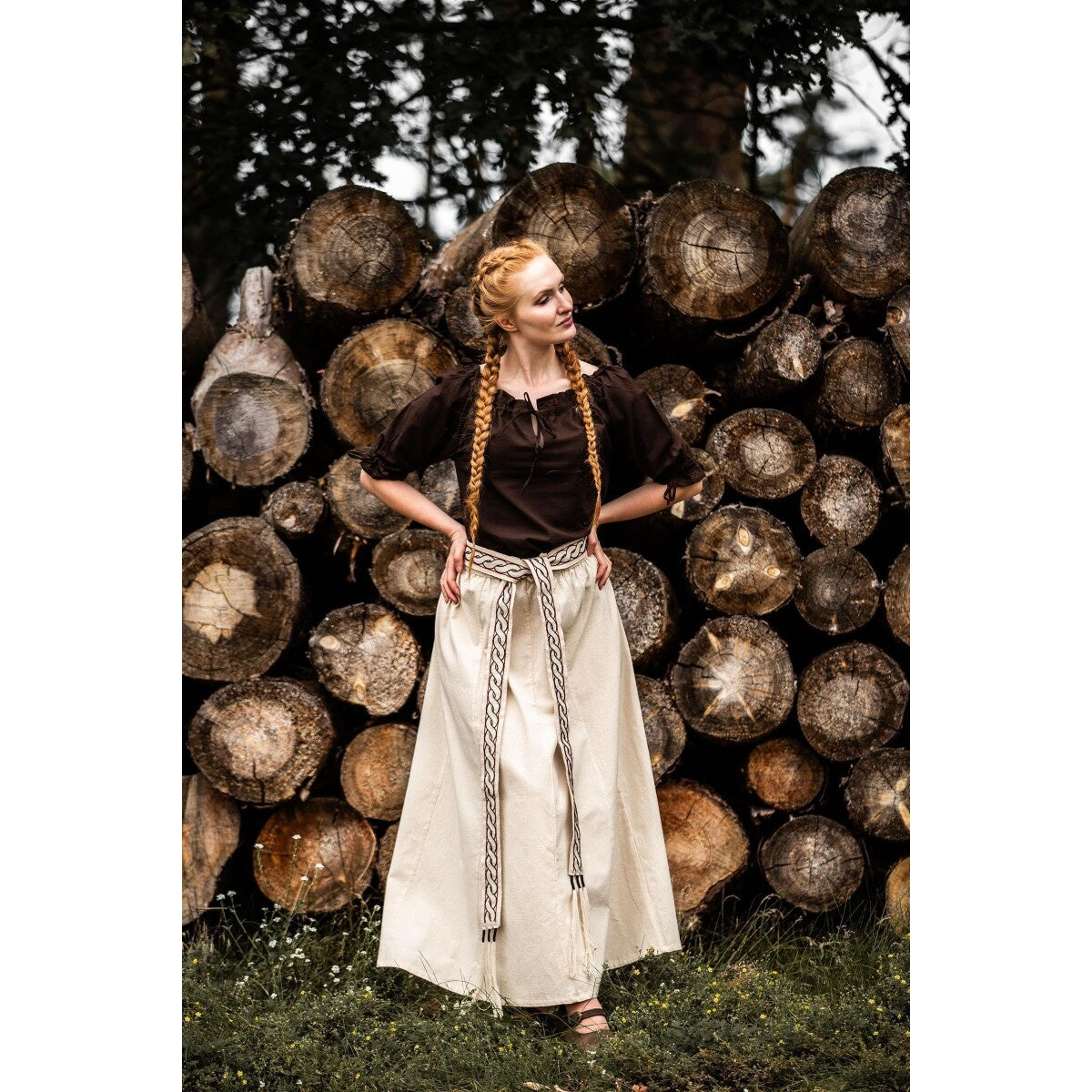 Product image Medieval Blouse Short Sleeve Vera dark brown