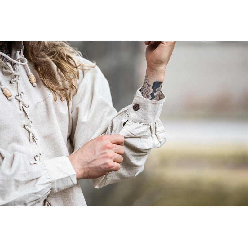 Product image Medieval Lace-Up Shirt Dagwin beige