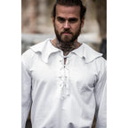 Product image Medieval Round Collar Shirt Athos White