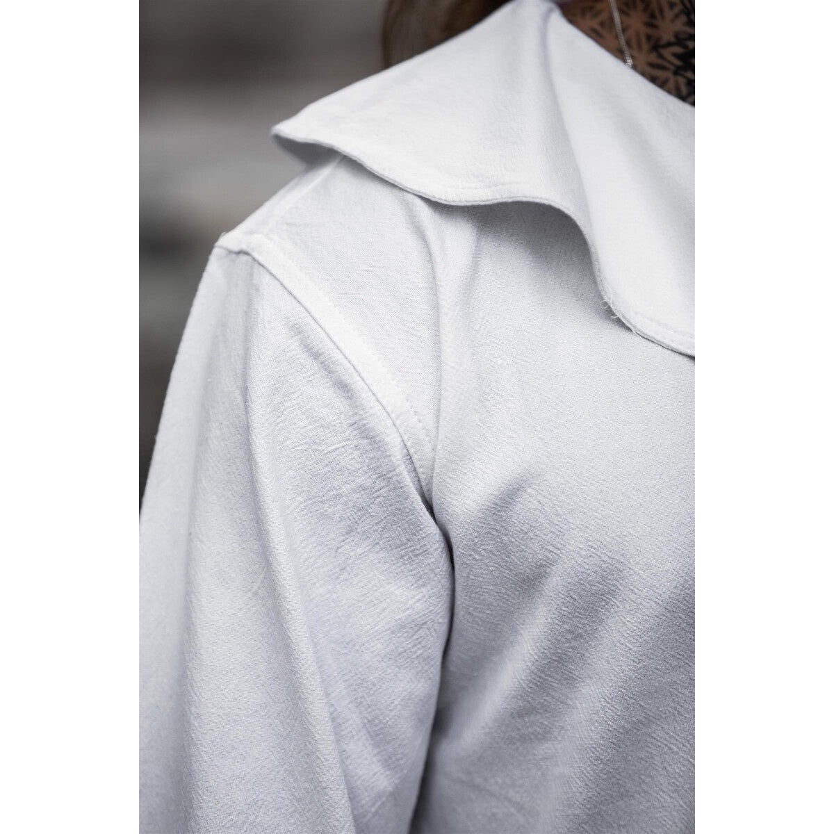 Product image Medieval Round Collar Shirt Athos White