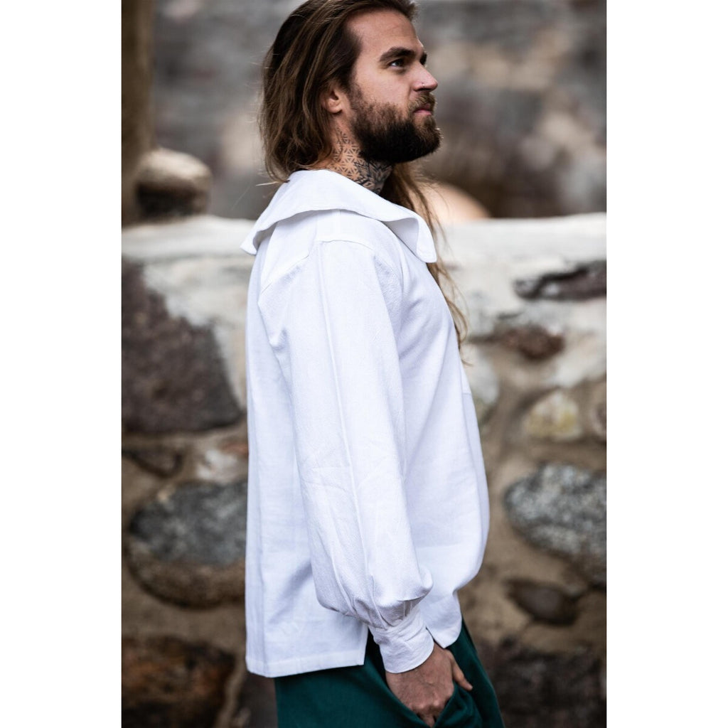Product image Medieval Round Collar Shirt Athos White