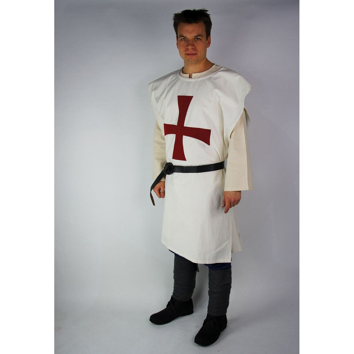 Product image Medieval Surcoat of the Knights Templar black-red