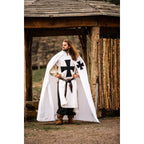 Product image Medieval Surcoat of the Knights Templar white-black