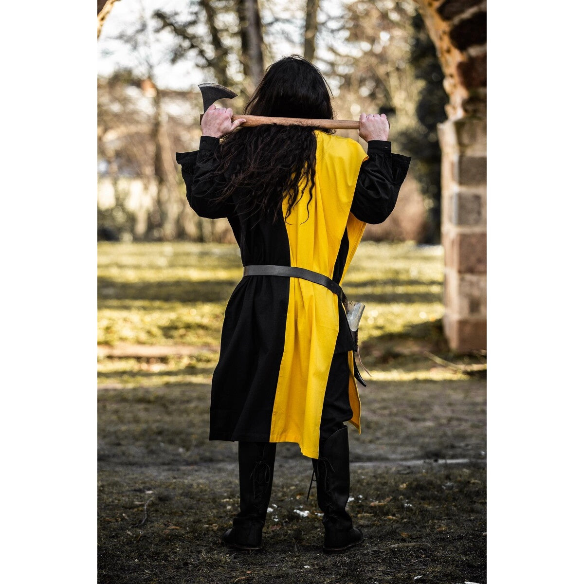 Product image Medieval Surcoat Frederick black-yellow