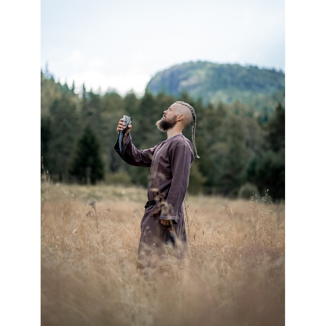 Product image Medieval Tunic with Trim Halvor dark brown