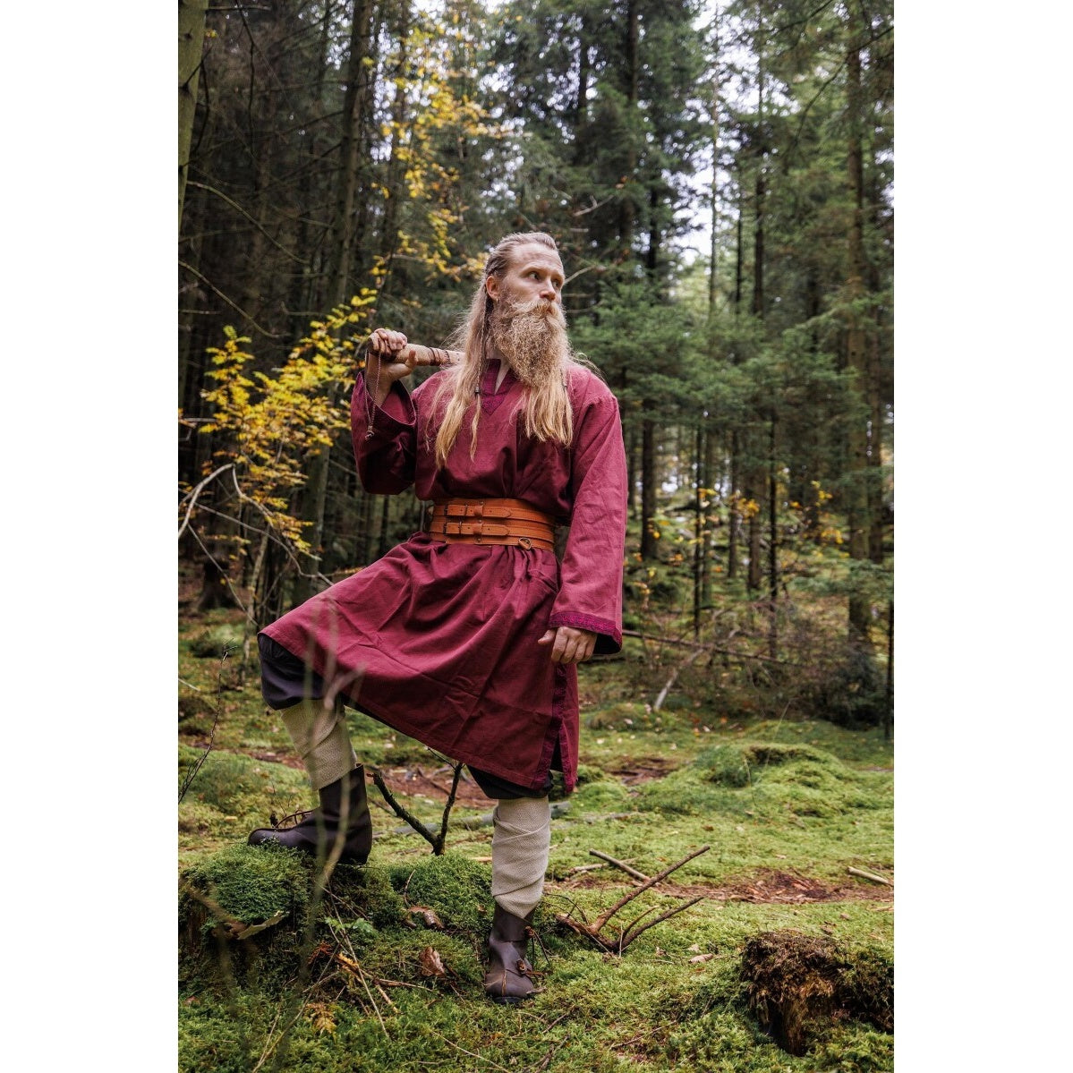 Product image Medieval Tunic with Trim Halvor red