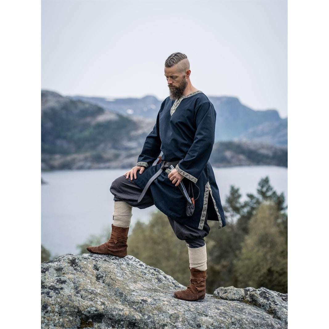 Product image Medieval Tunic with Trim Halvor Black