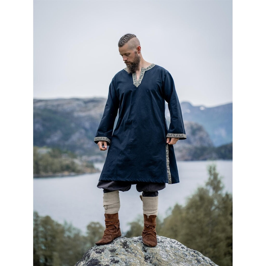 Product image Medieval Tunic with Trim Halvor Black
