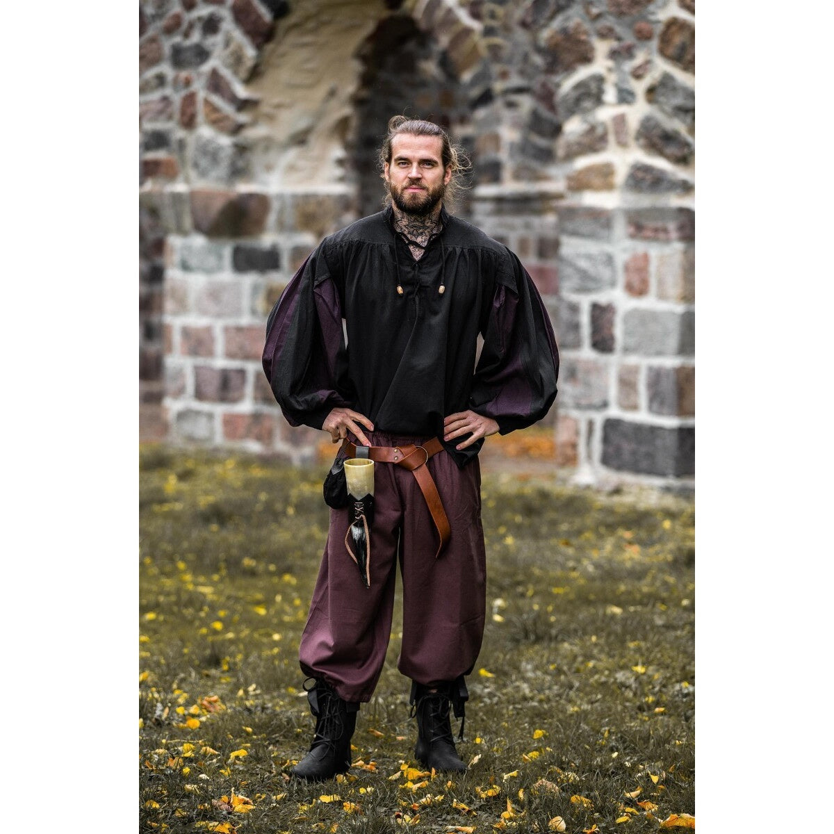 Product image Medieval Landsknecht Shirt Albert black-brown