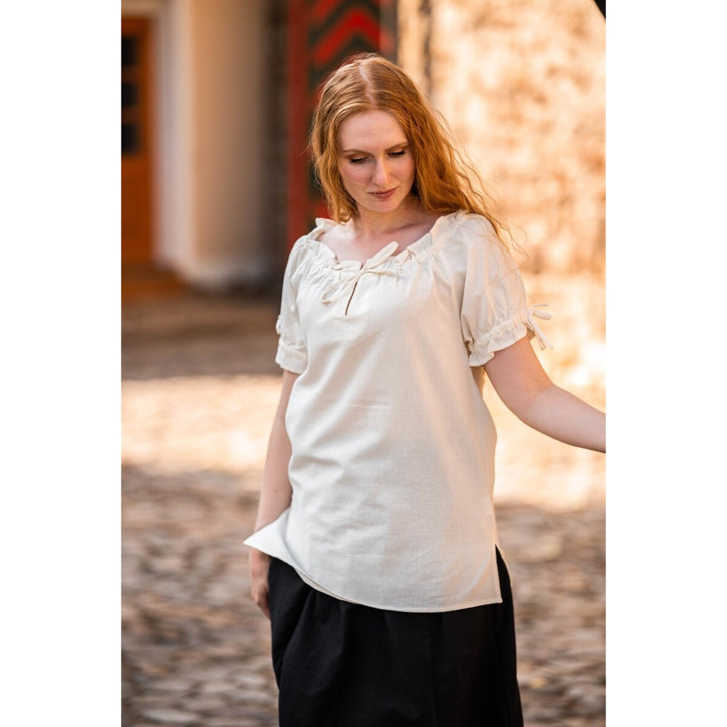 Product image Medieval Short-Sleeve Blouse Otilia beige