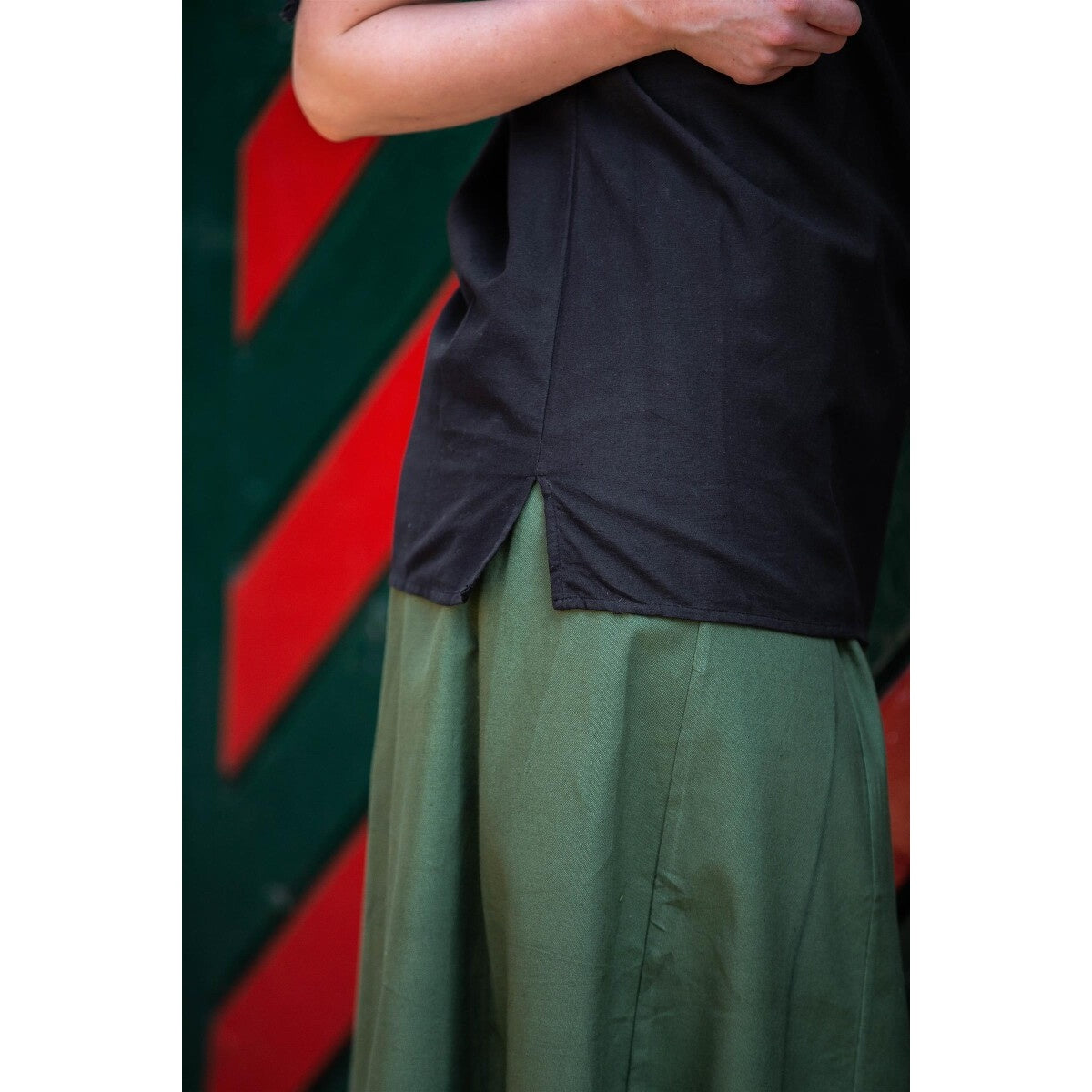Product image Medieval Short-Sleeve Blouse Otilia Black