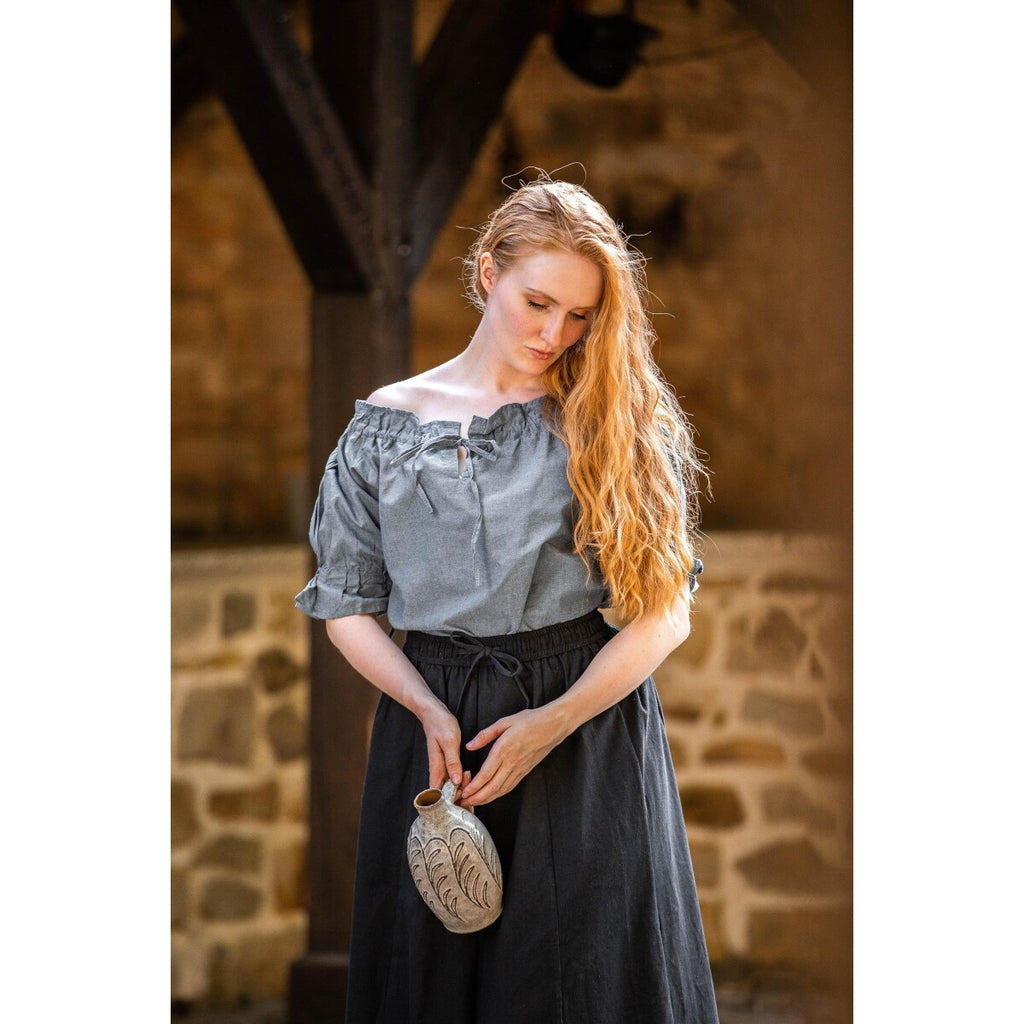 Product image Medieval Short-Sleeve Blouse Verena blue