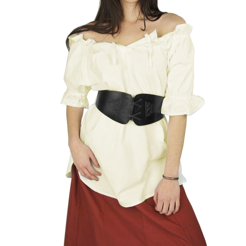 Product image Medieval Short-Sleeve Blouse Verena beige