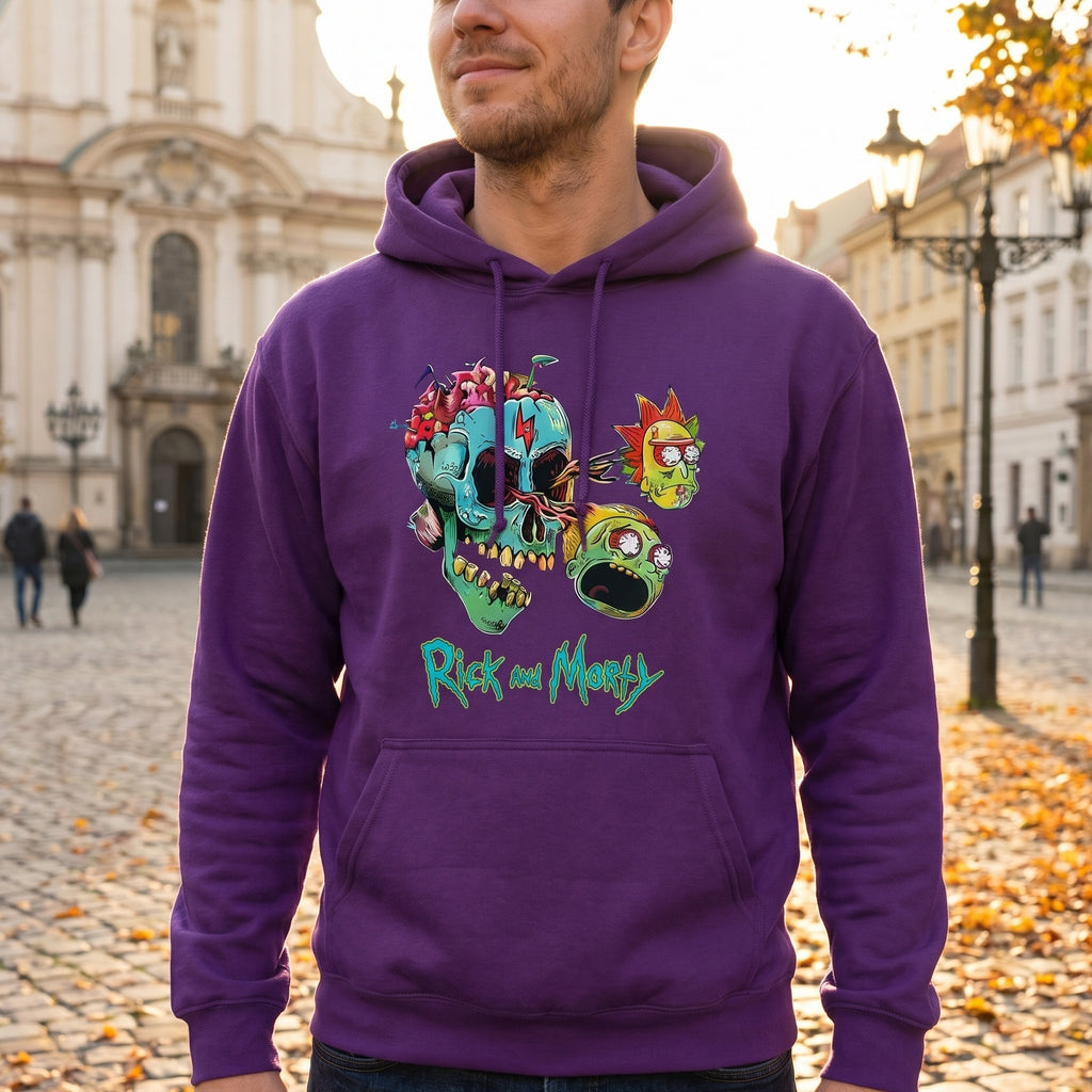 Product image Rick and Morty - Morty and Rick Face Hoodie