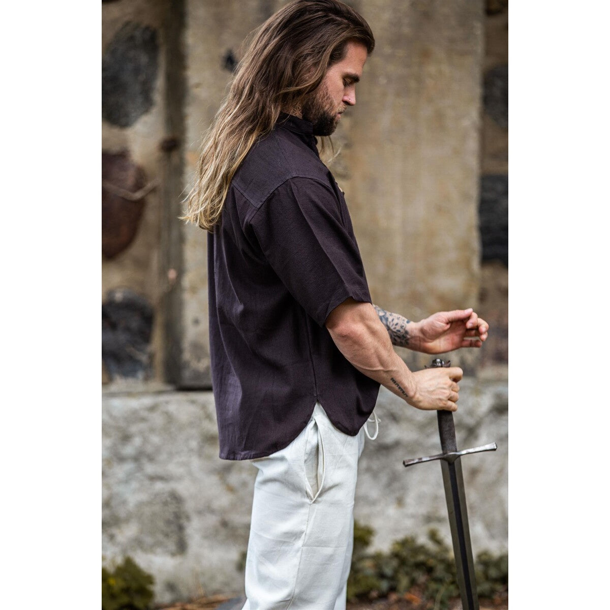 Product image Medieval Shirt Erik Short Sleeve brown