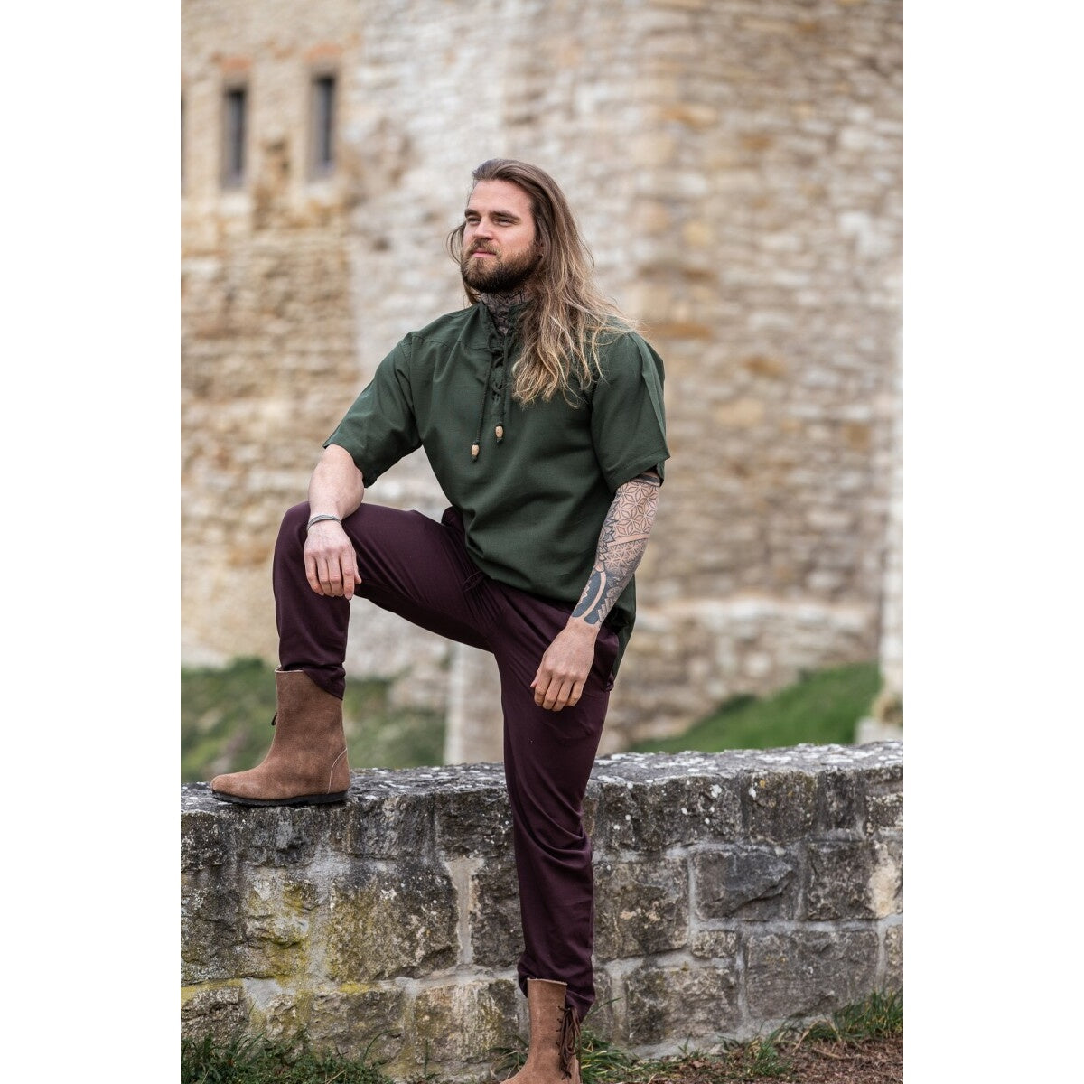 Product image Medieval Shirt Erik Short Sleeve Green