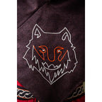 Product image Medieval Gugel Tyr with Wolf Embroidery brown