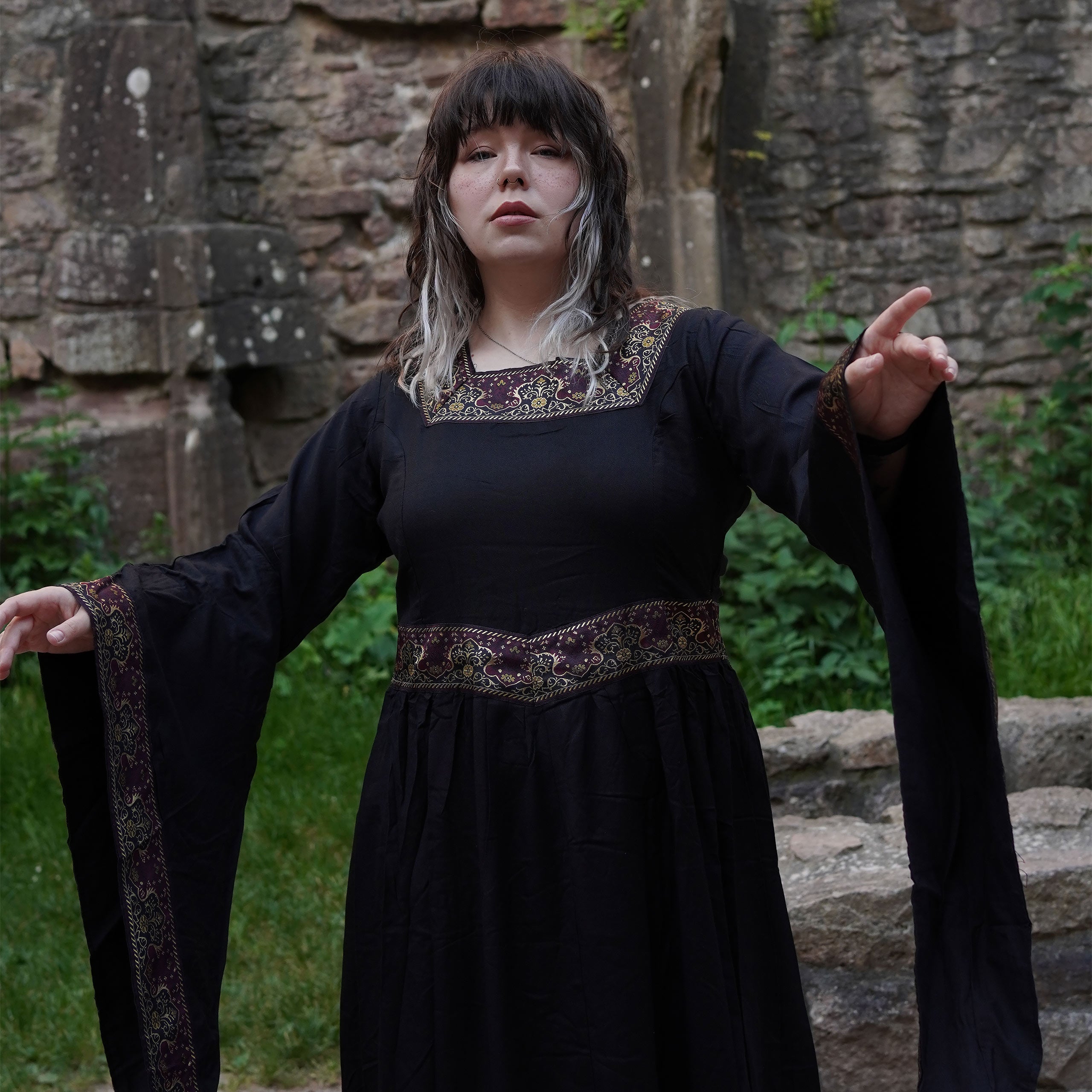 Product image Medieval Dress Katharina Black