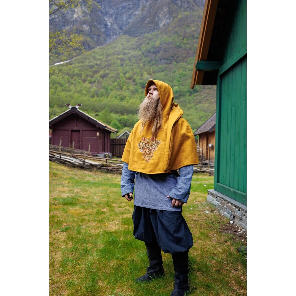Product image Medieval Hood Bjomolf yellow