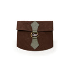 Product image Medieval Leather Belt Pouch Will with Dragon Clasp