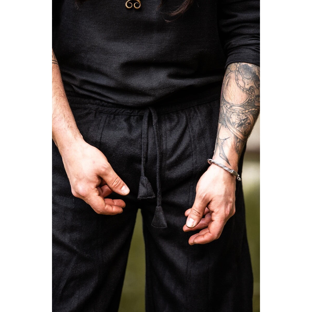 Product image Medieval Woolen Trousers Jorgen black