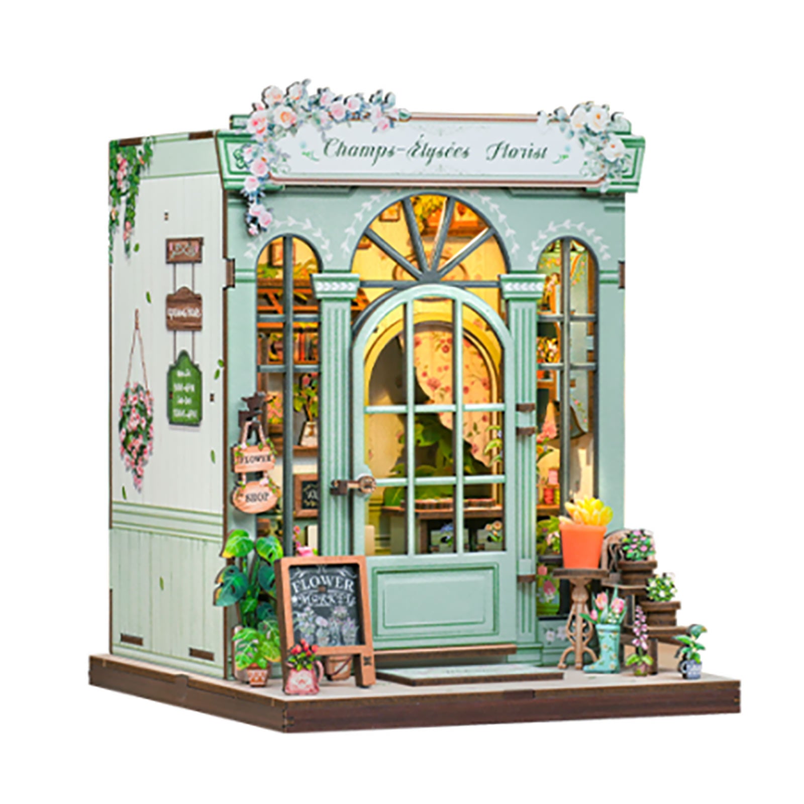 Product image CuteBee - Champs-Élysées Florist Miniature House Book Nook Model Kit
