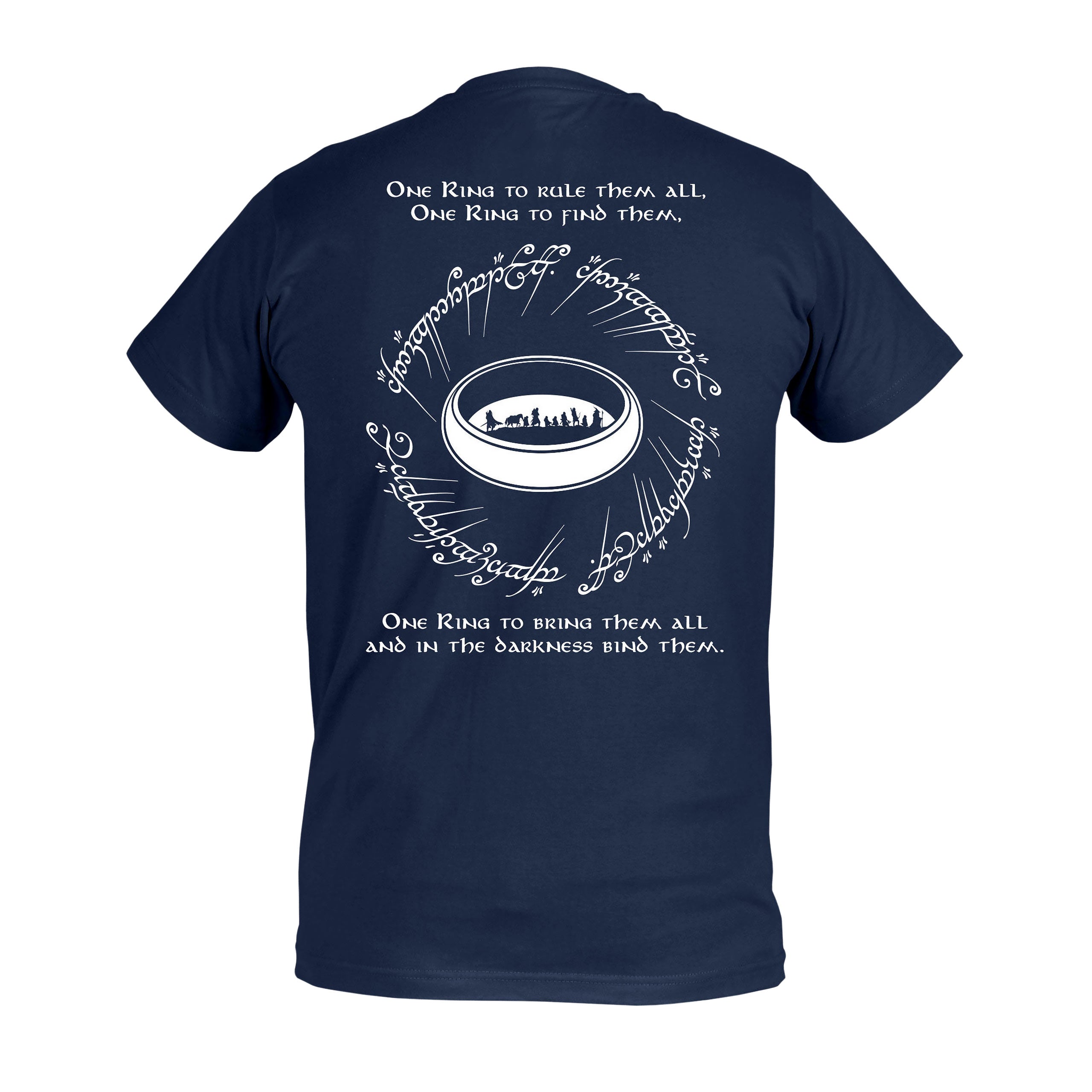 Product image The One Ring T-Shirt Blue - The Lord of the Rings