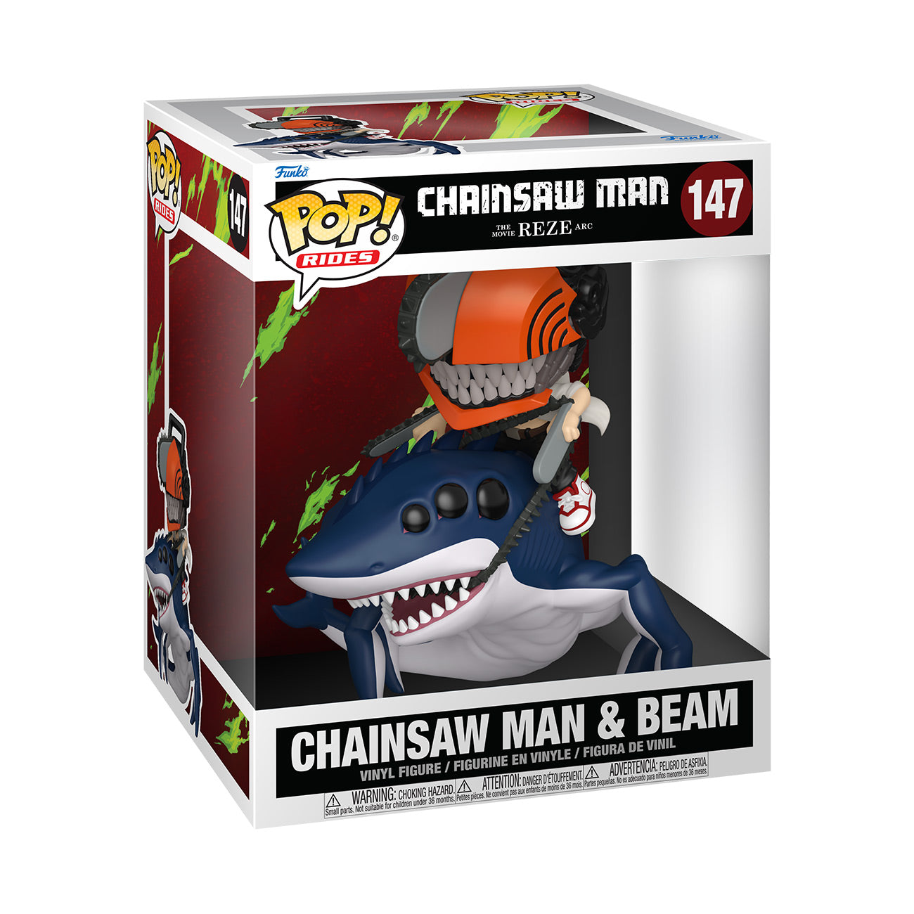 Product image Chainsaw Man with Beam Funko Pop Ride Figure - Chainsaw Man
