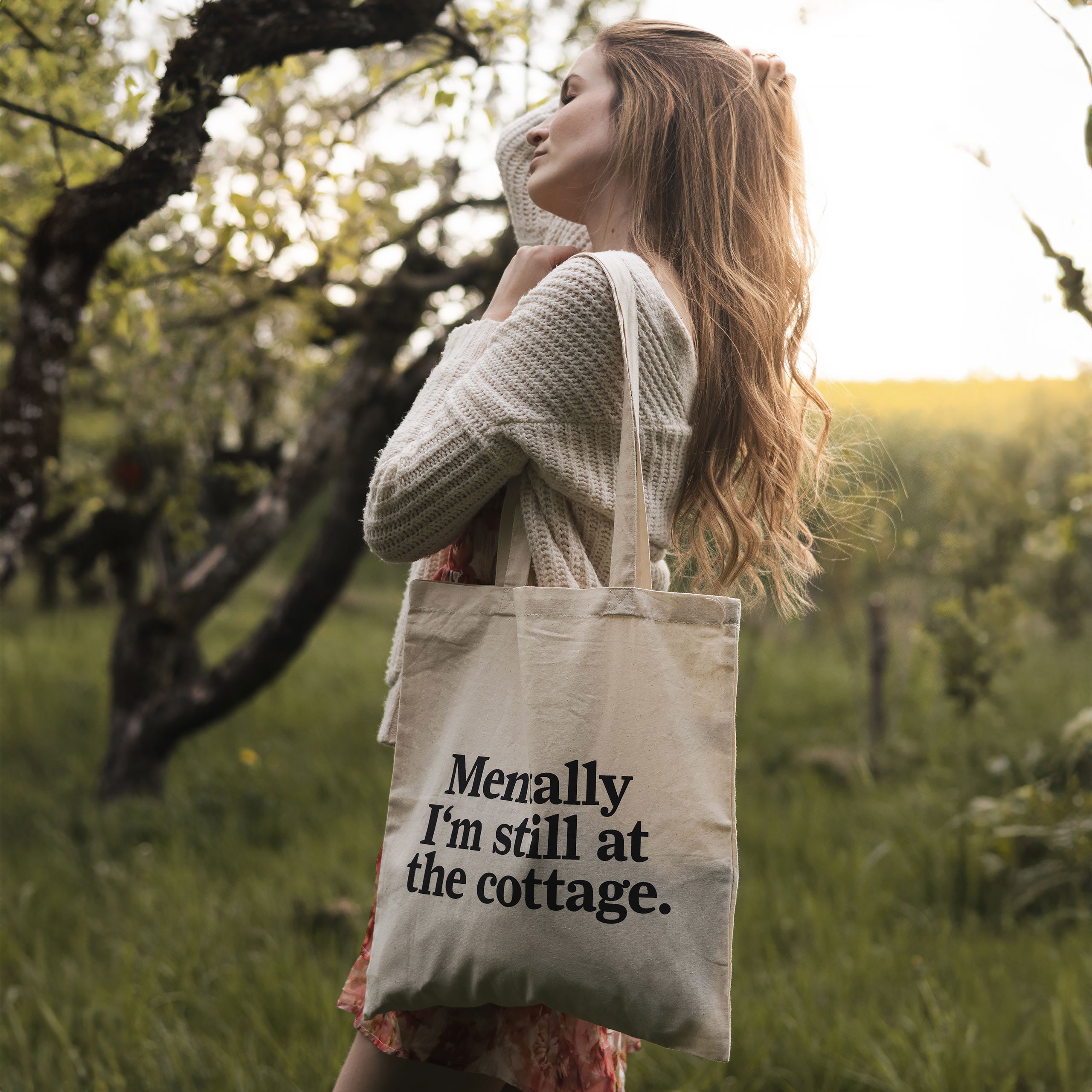 Product image Still at the Cottage Tote Bag for Heated Rivalry Fans