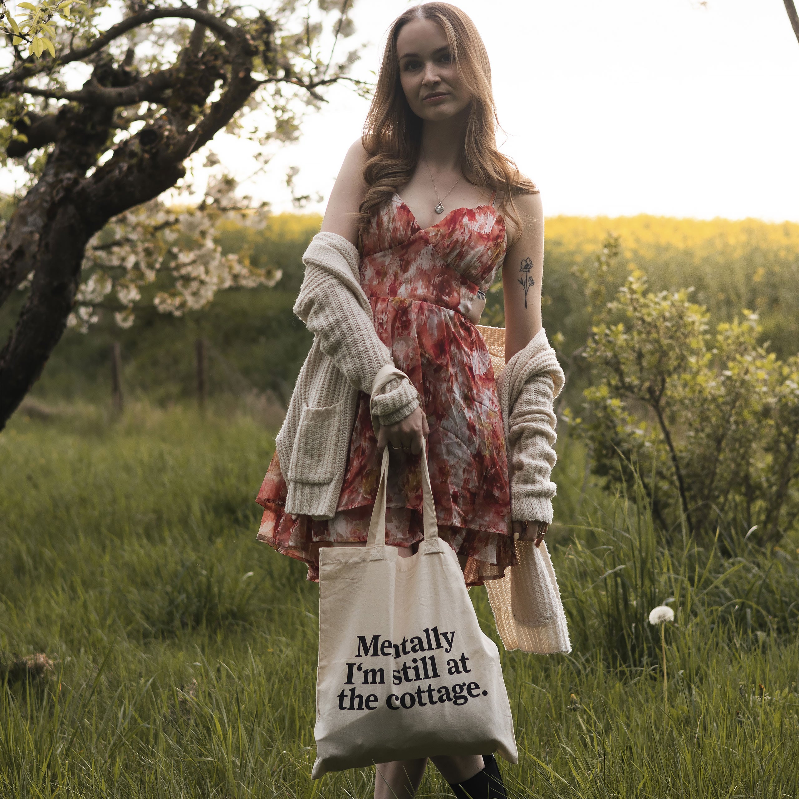 Product image Still at the Cottage Tote Bag for Heated Rivalry Fans