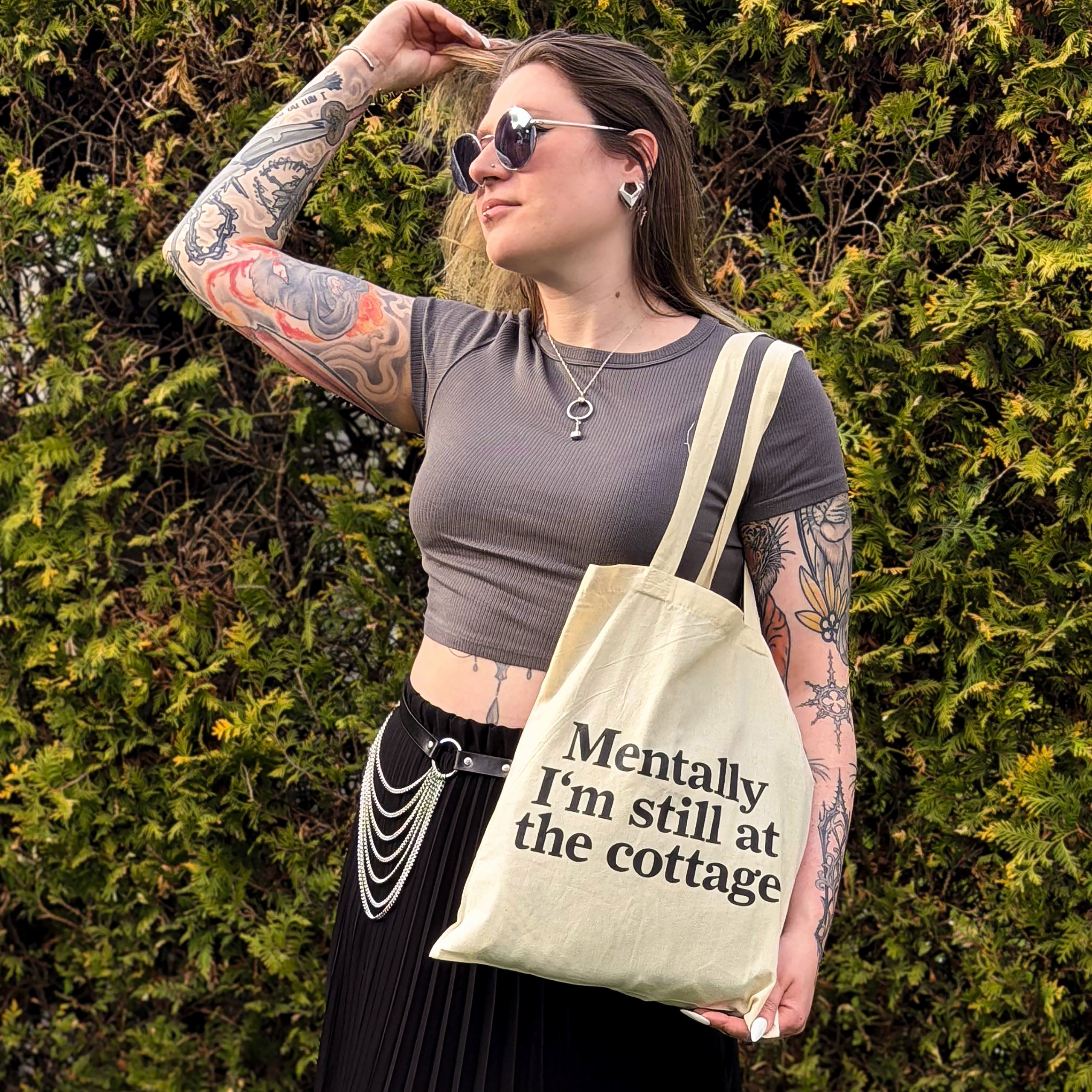 Product image Still at the Cottage Tote Bag for Heated Rivalry Fans
