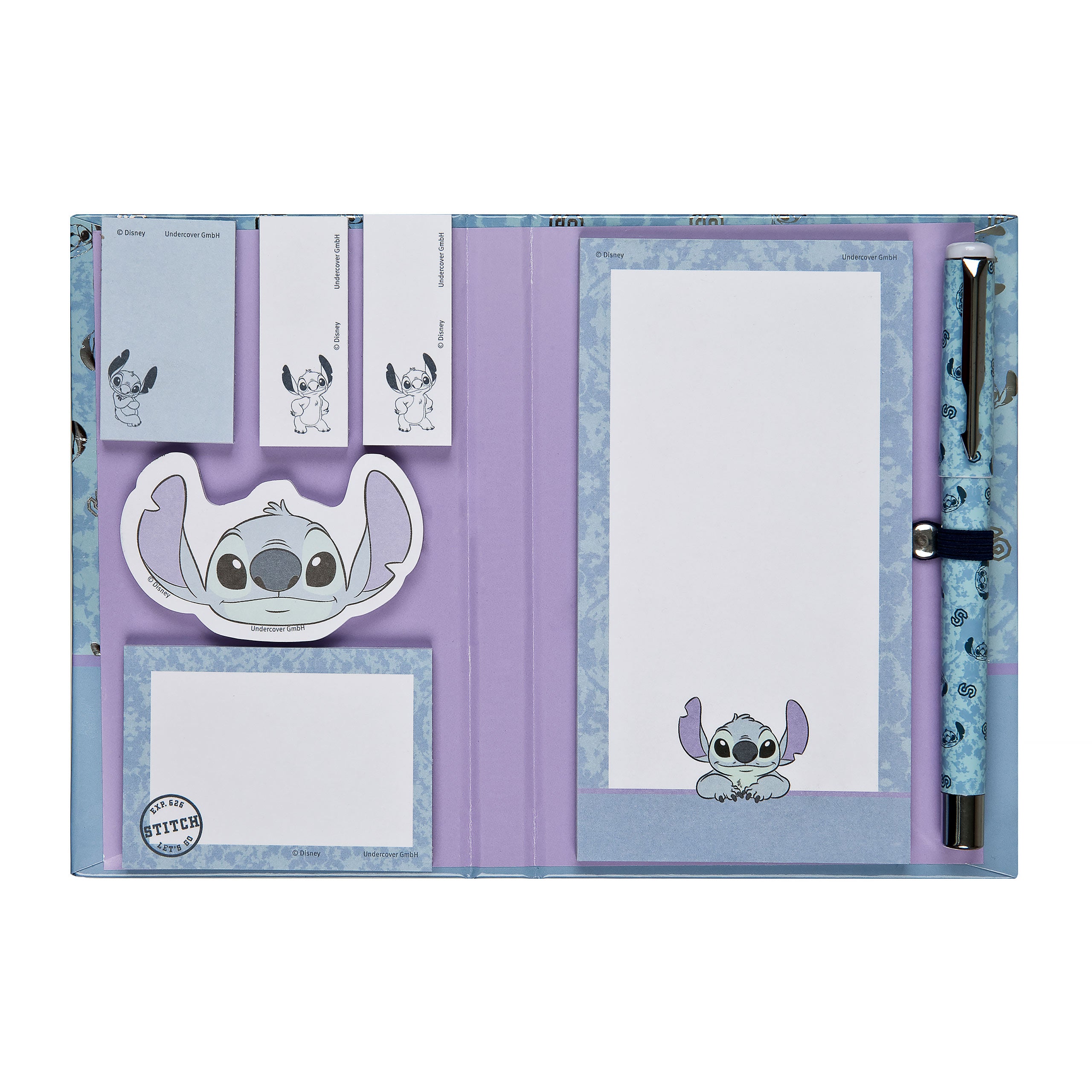 Product image Stitch Notepad Set with Pen - Lilo & Stitch