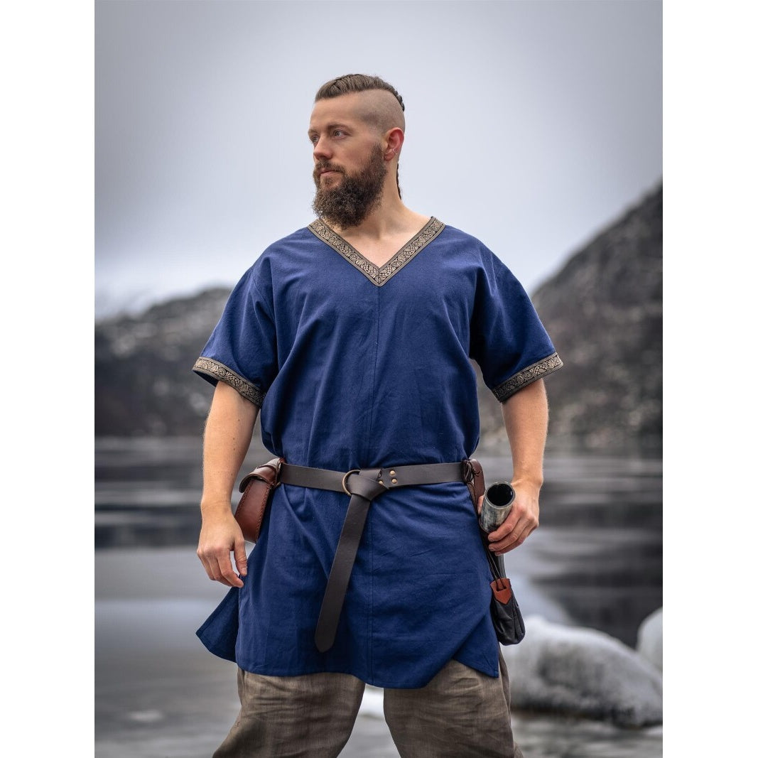Product image Medieval Short-Sleeve Tunic Loki blue
