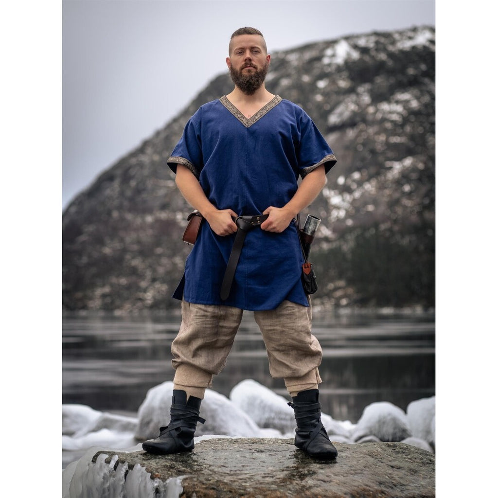 Product image Medieval Short-Sleeve Tunic Loki blue