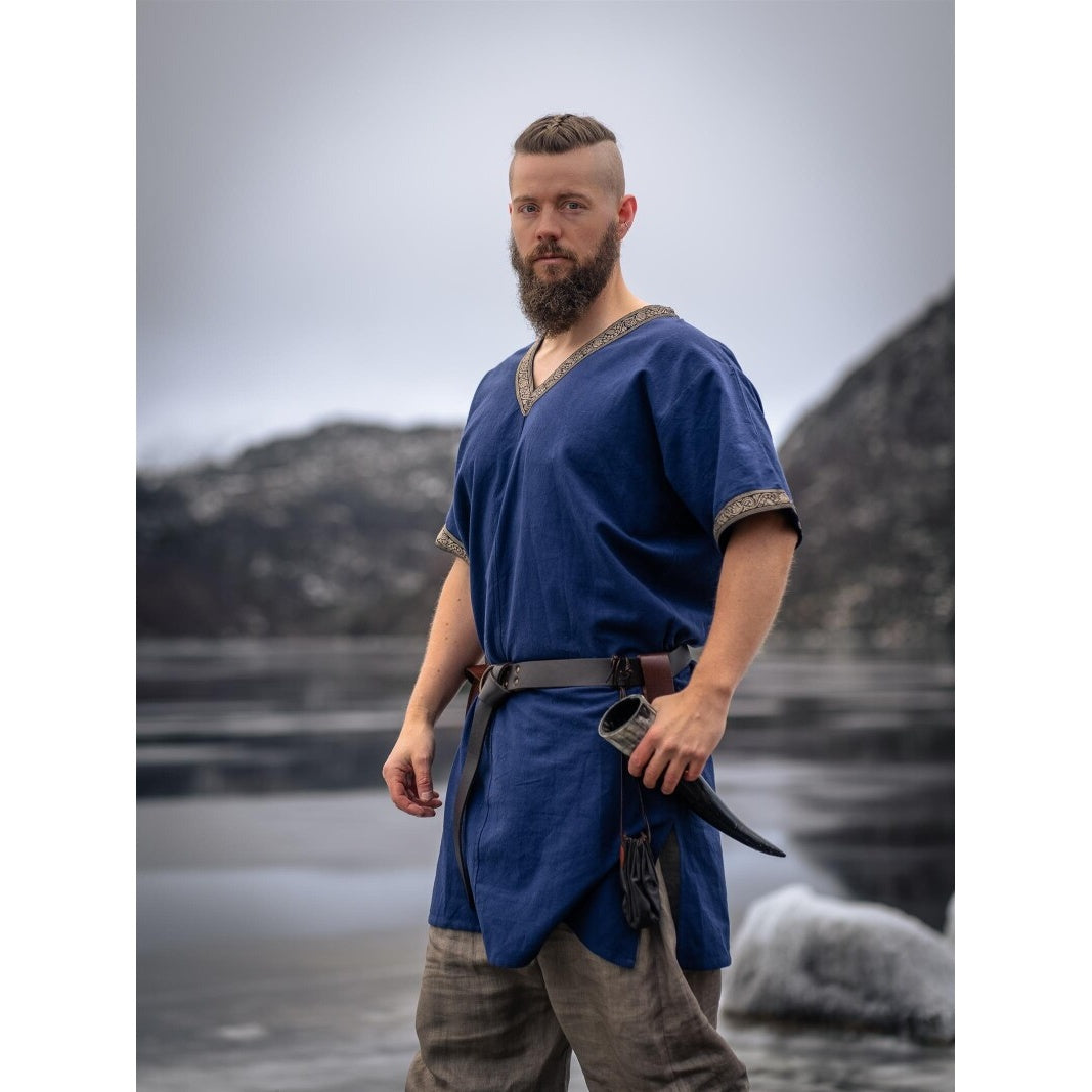 Product image Medieval Short-Sleeve Tunic Loki blue