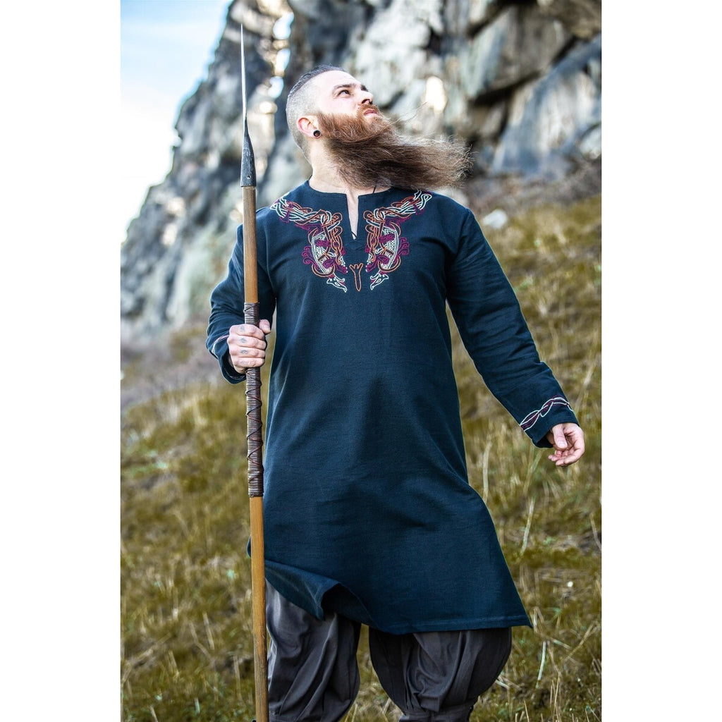 Product image Medieval Viking Tunic Snorri black-red